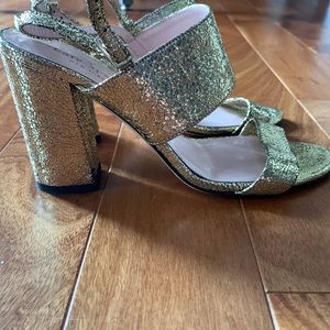 Kate Spade Gold Heels
